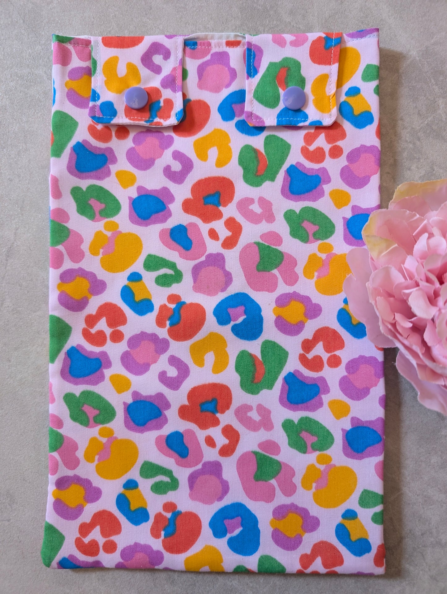 Bright leopard catheter Leg Bag Cover