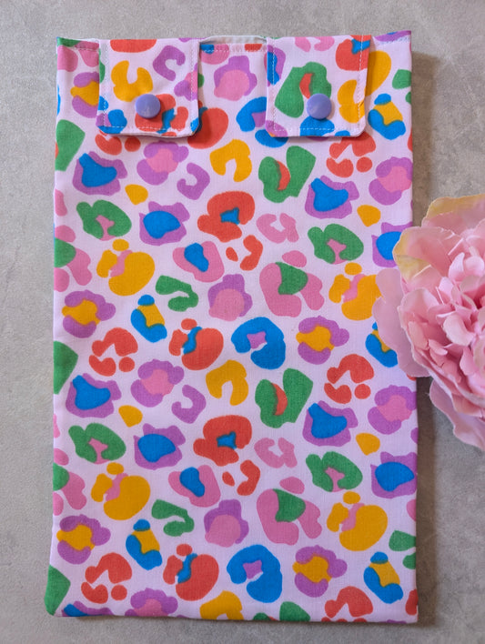 Bright leopard catheter Leg Bag Cover