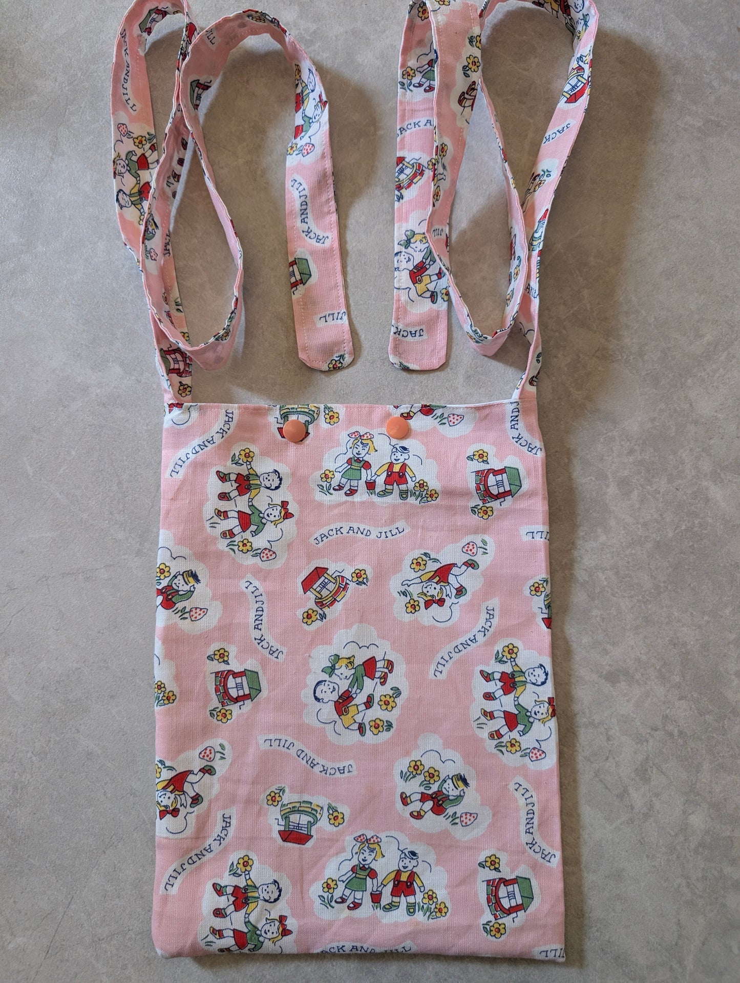 Jack and Jill (pink) syringe driver bag, medical bag, feeding tube, medical accessories. Shoulder bag, pump bag, chemo pump, cancer (Copy)