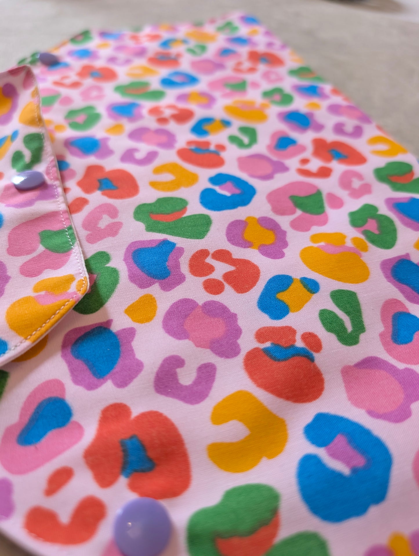 Bright Leopard Belly Bag Cover