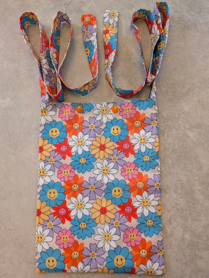 Flower faces syringe driver bag