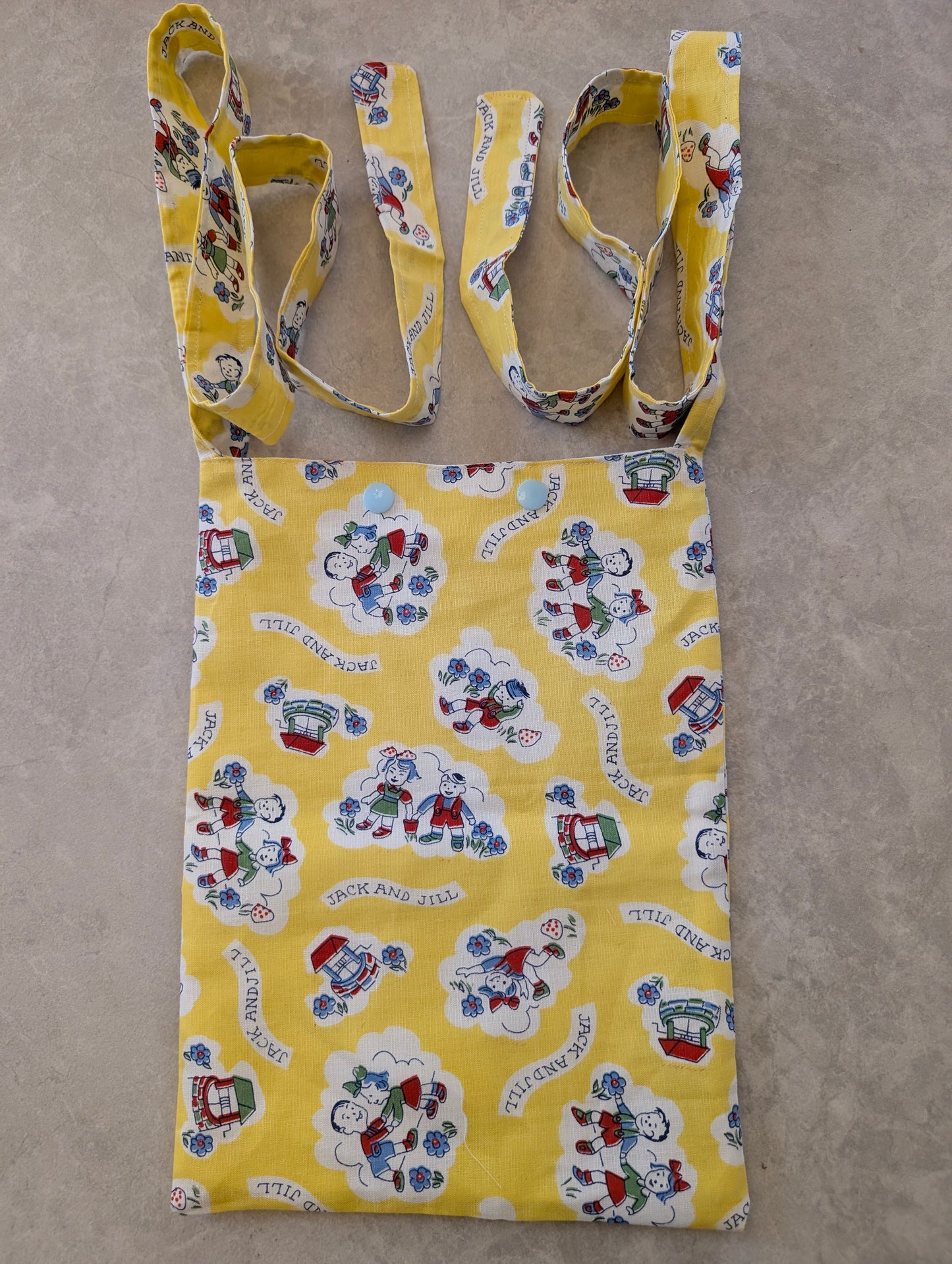 Jack and Jill (yellow) syringe driver bag