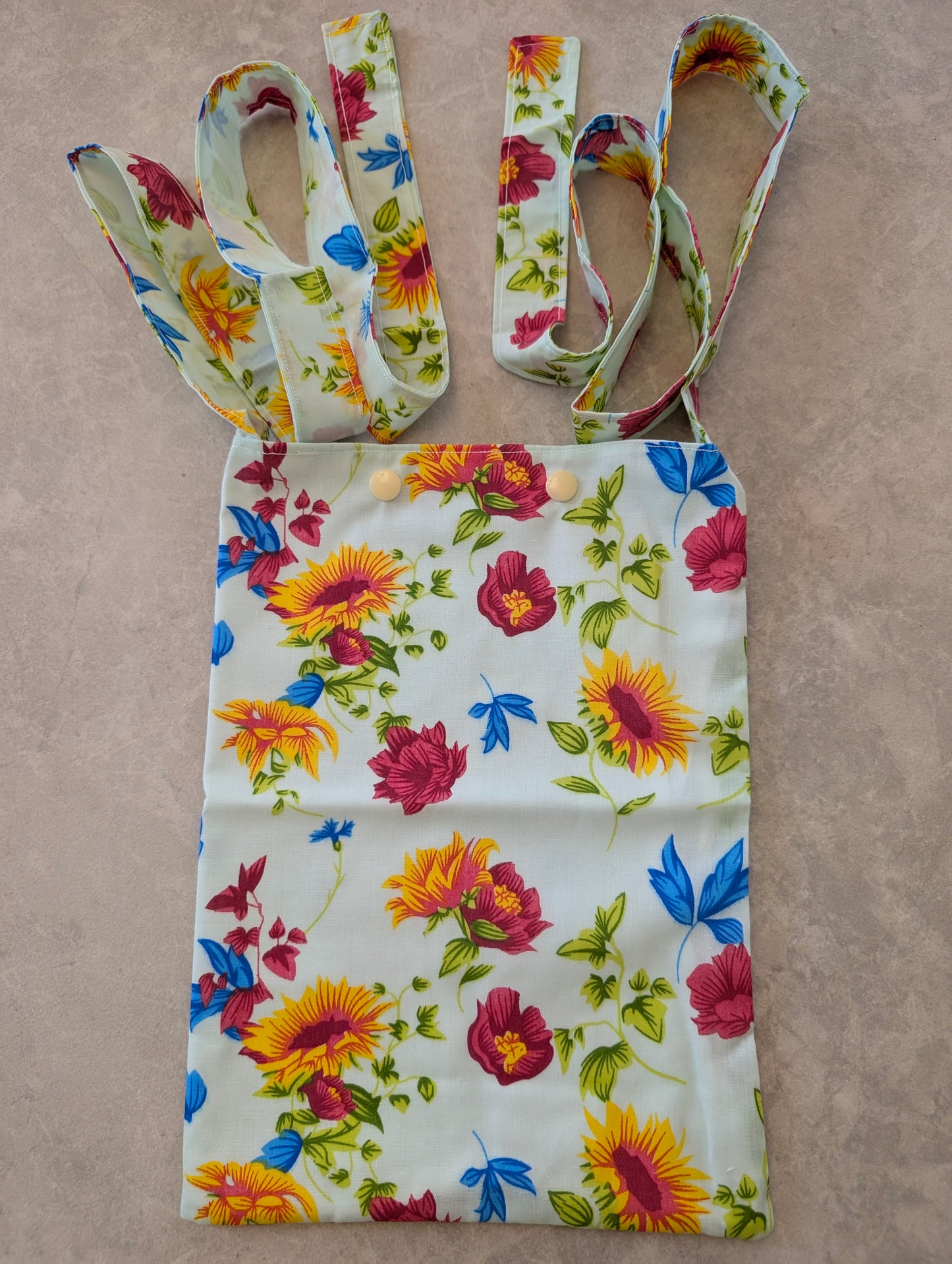 Mint Floral syringe driver bag