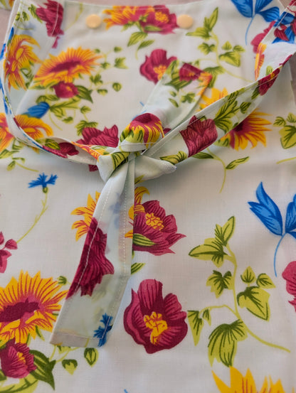 Mint Floral syringe driver bag