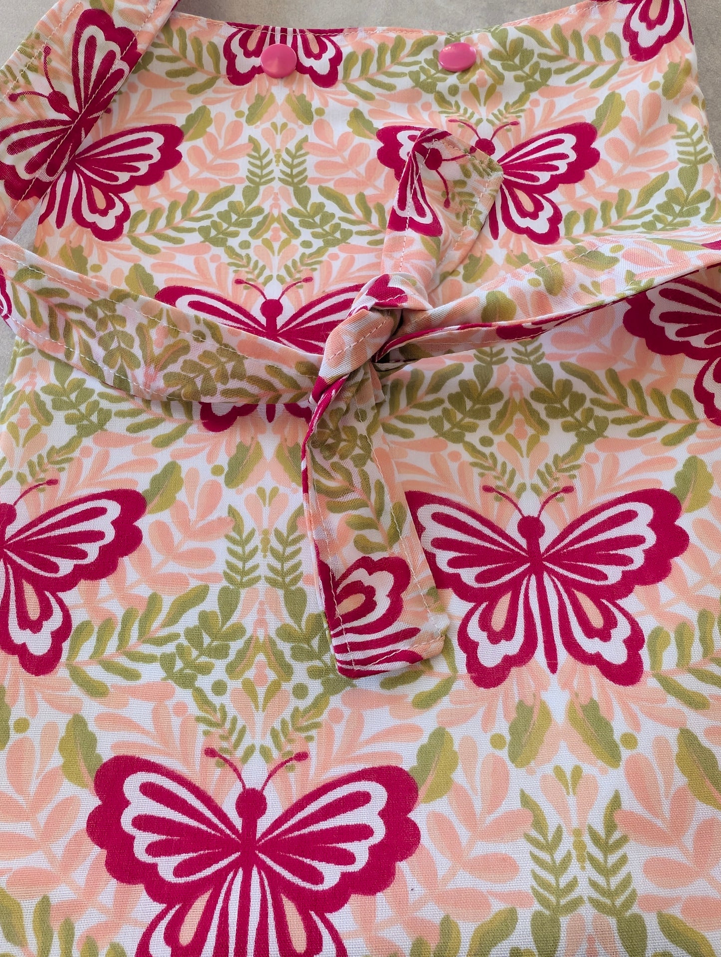 Pink Butterfly syringe driver bag