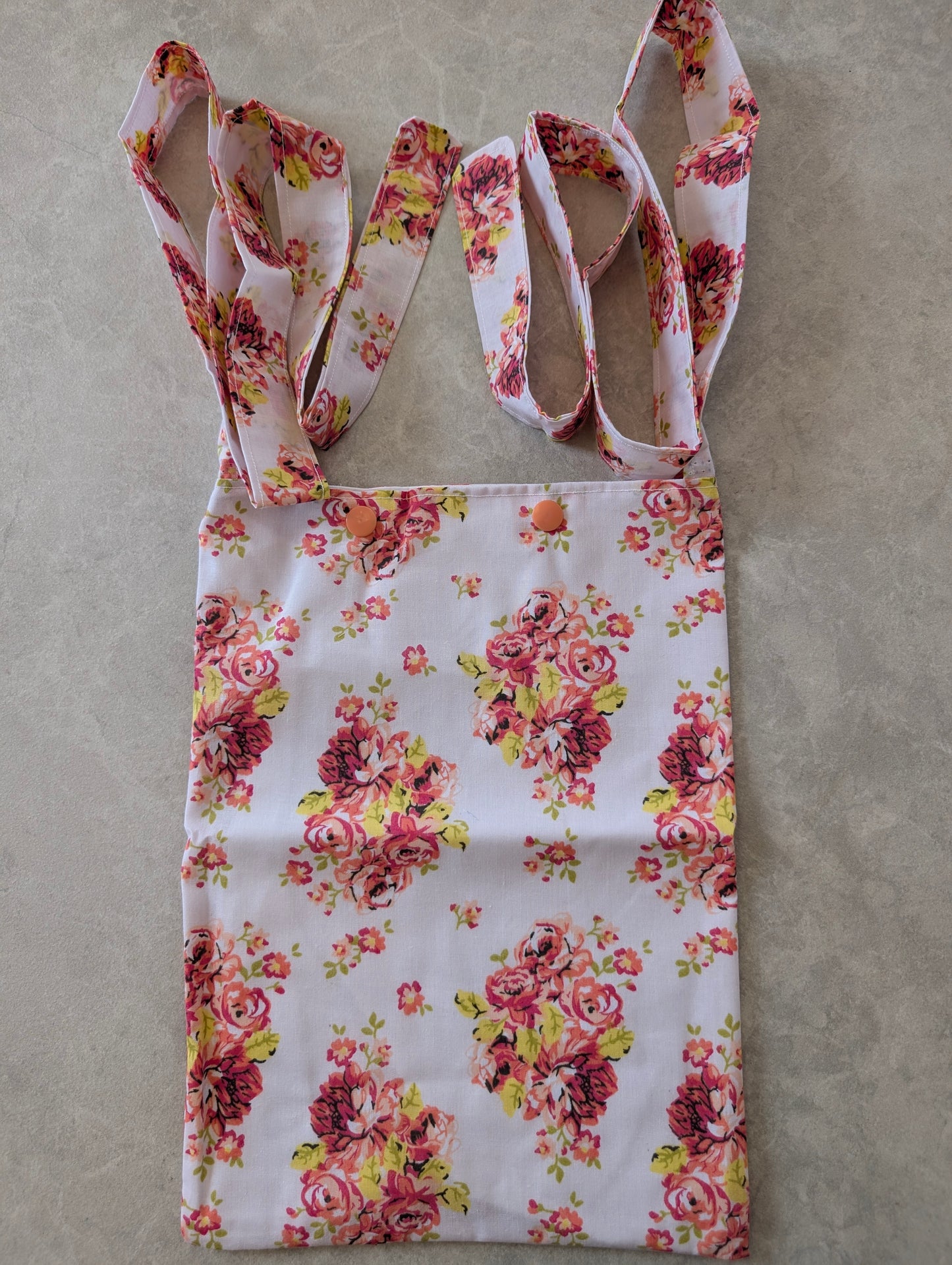 Pale Floral syringe driver bag