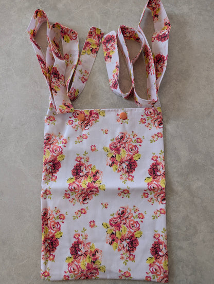 Pale Floral syringe driver bag