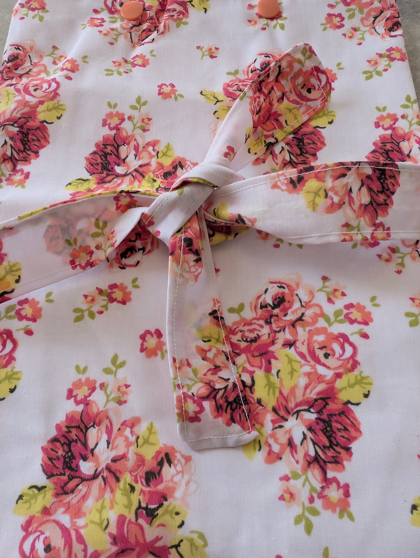 Pale Floral syringe driver bag