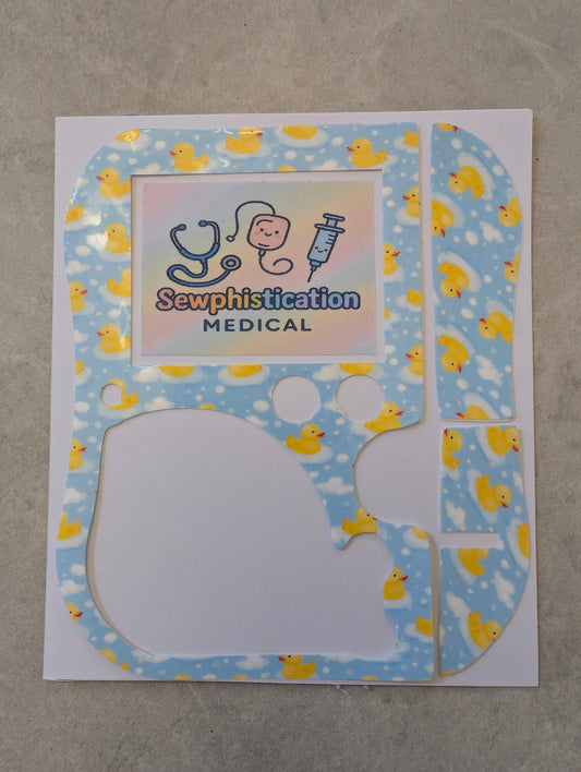 Bubble Duck Abbott freego pump sticker