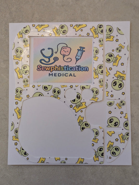 Cute Alien Abbott freego pump sticker
