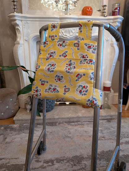 Nursery rhyme Zimmer frame bag