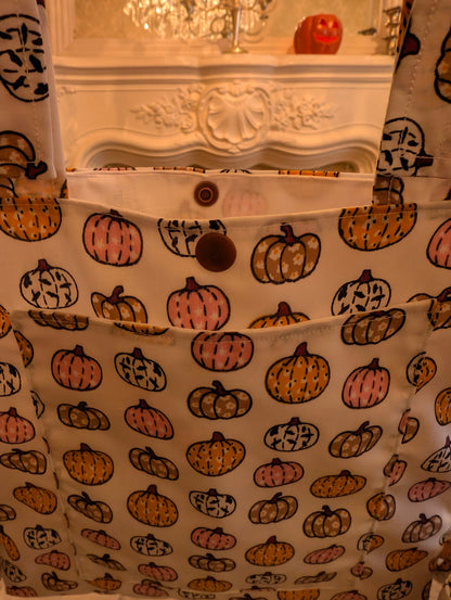 Pumpkin Zimmer frame bag, walking frame bag, accessories, walking aid, handmade, bag, storage