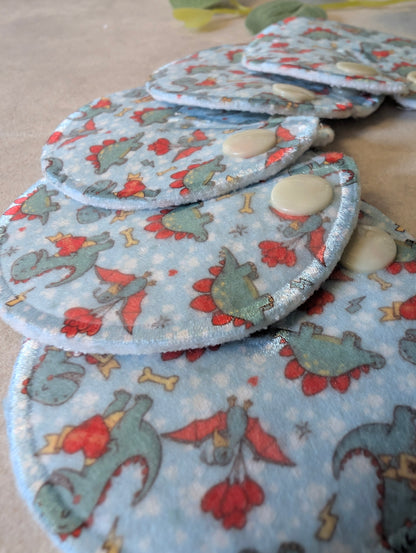 Dino love Tubie Pads