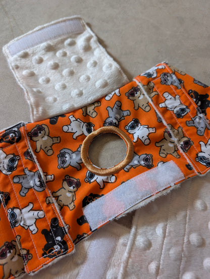 Orange Bear PEG tube belt