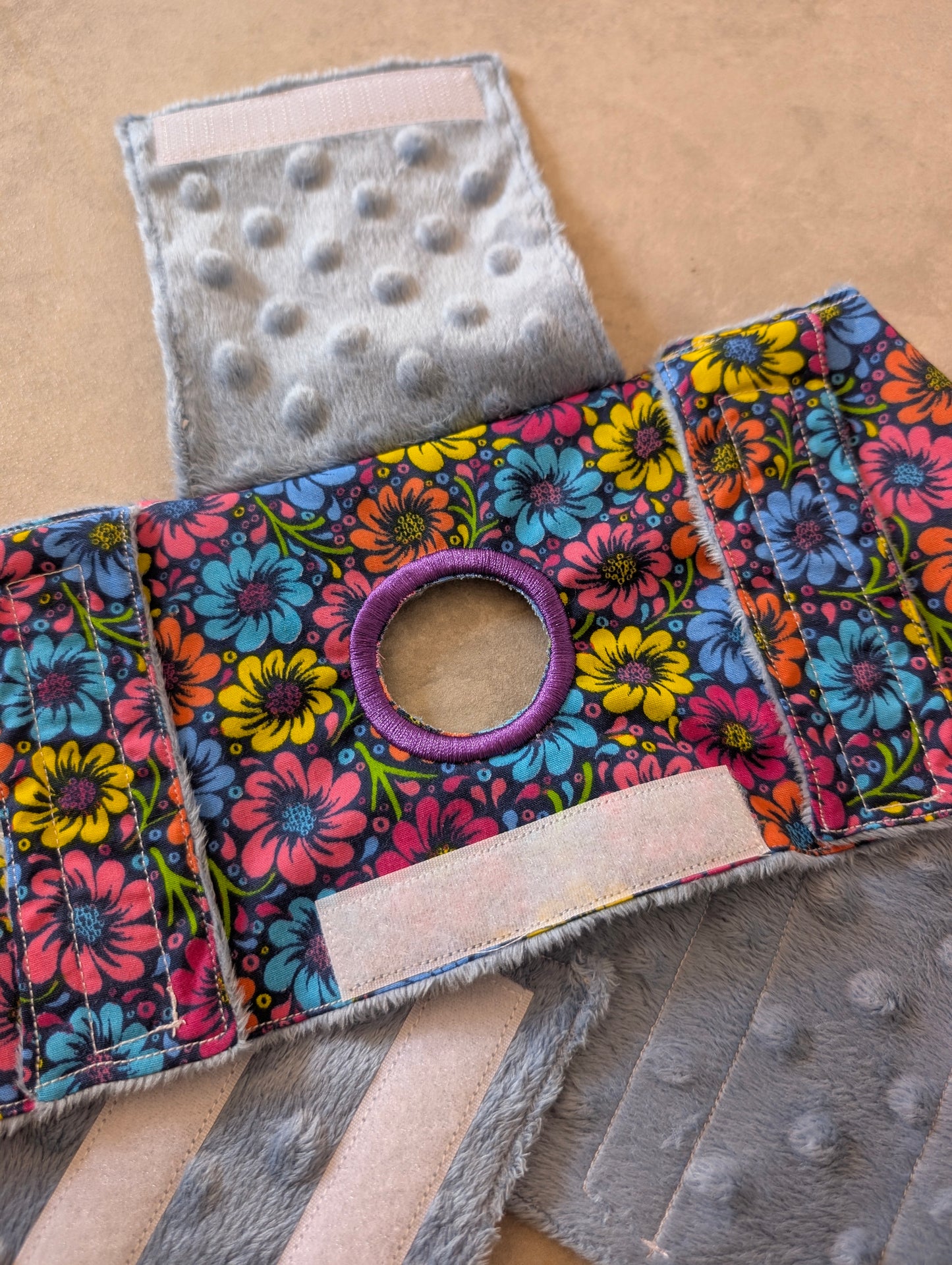Bright Flower PEG tube belt