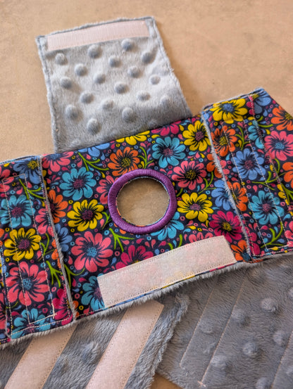 Bright Flower PEG tube belt