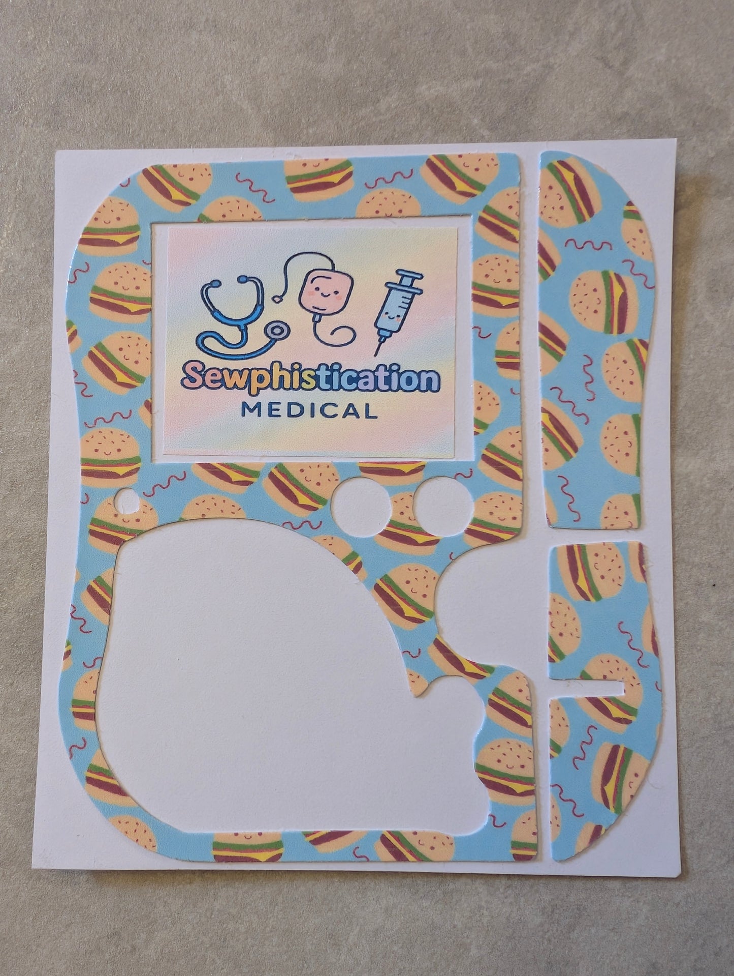 Burger Abbott freego pump sticker
