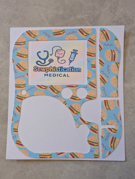 Burger Abbott freego pump sticker
