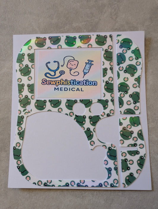 Frog (holographic) Abbott freego pump sticker