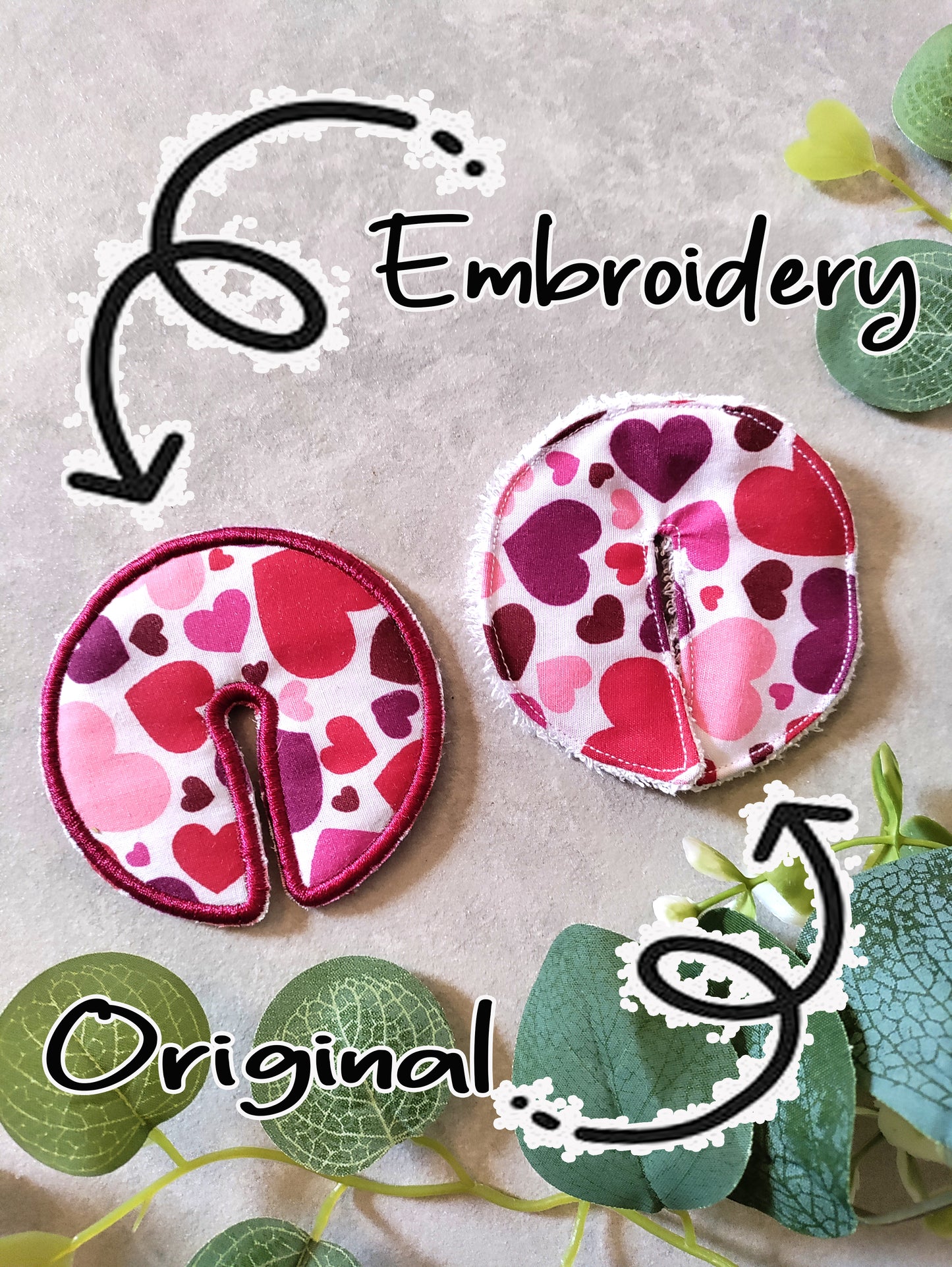 Pink Hearts Tubie covers