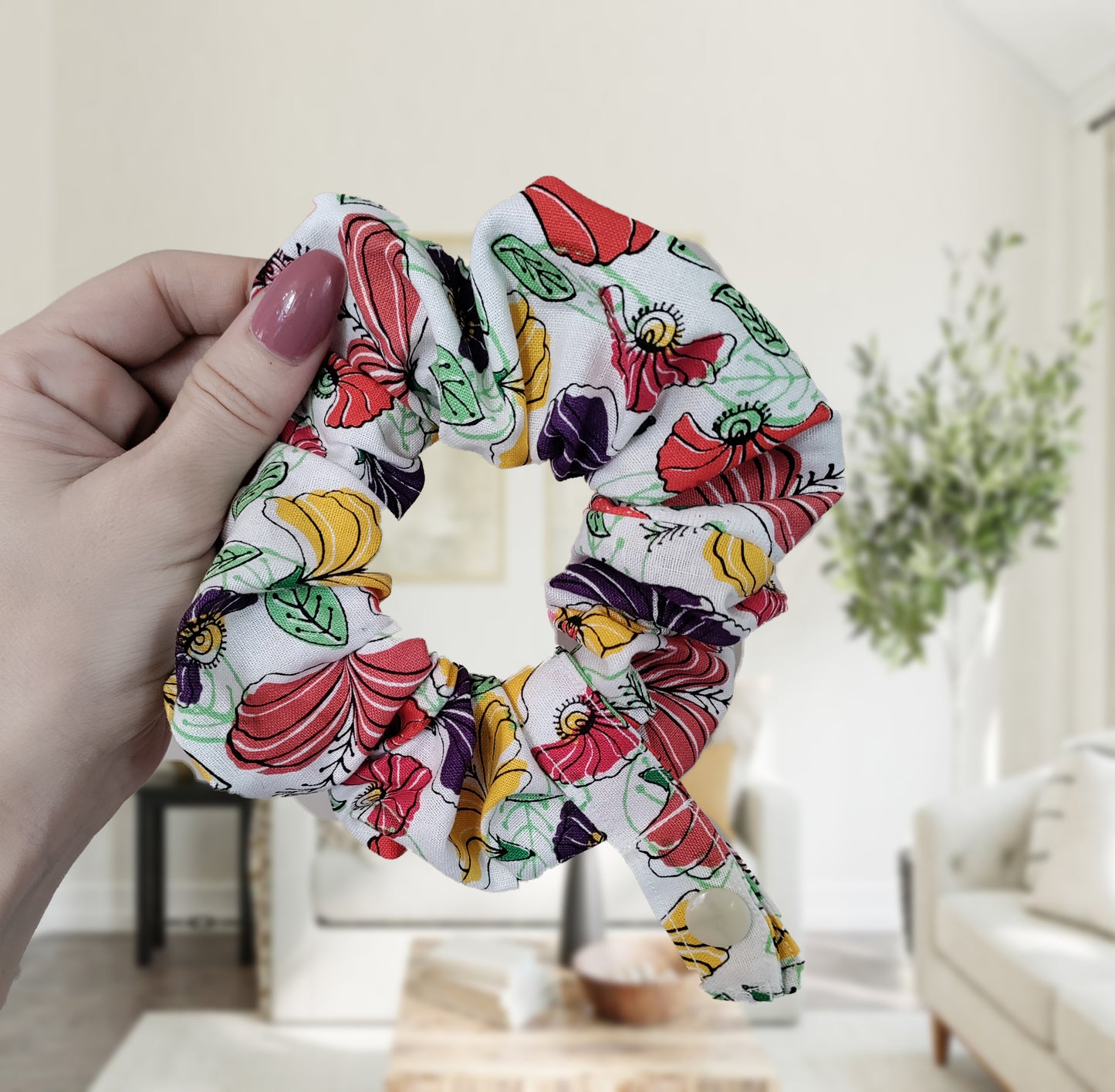 Tropical Paradise tubie scrunchie