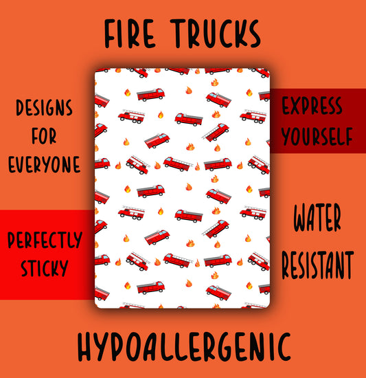 Fire Trucks Tubie Tape