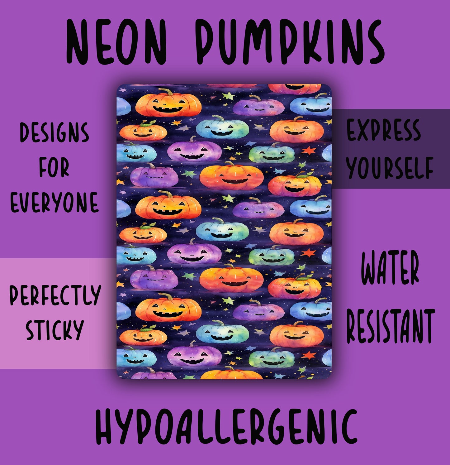 Neon Pumpkins Tubie Tape