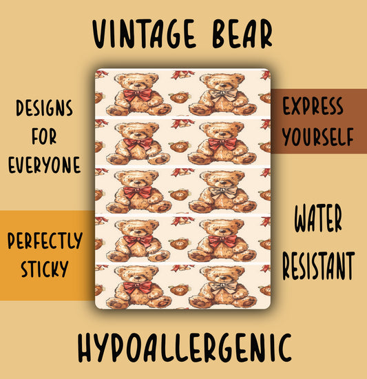 Vintage Bear Tubie Tape