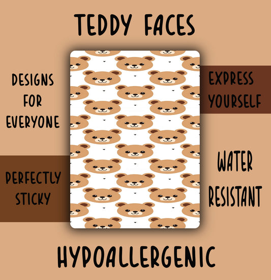 Teddy Faces Tubie Tape