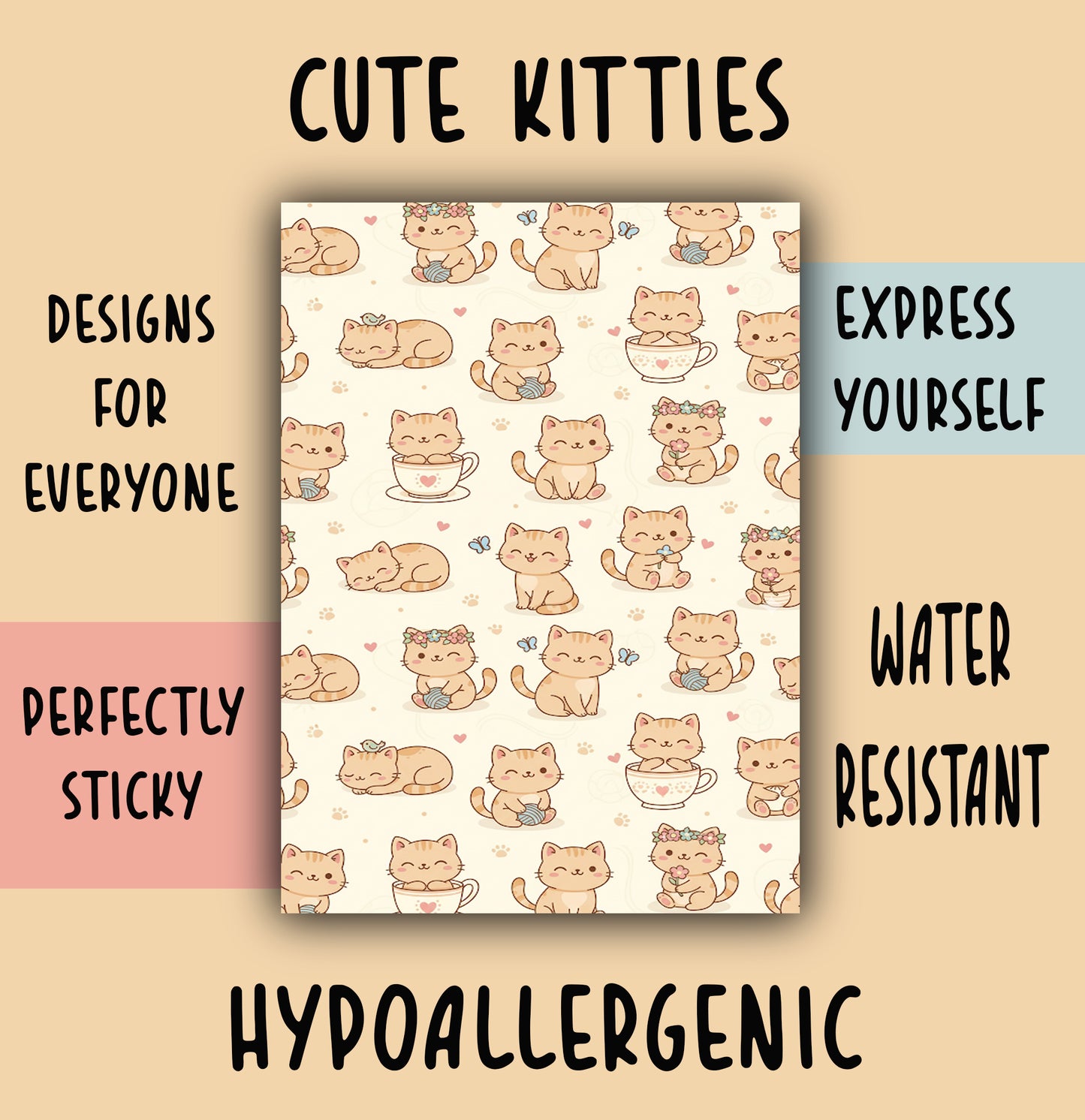Cute Kitties Tubie Tape
