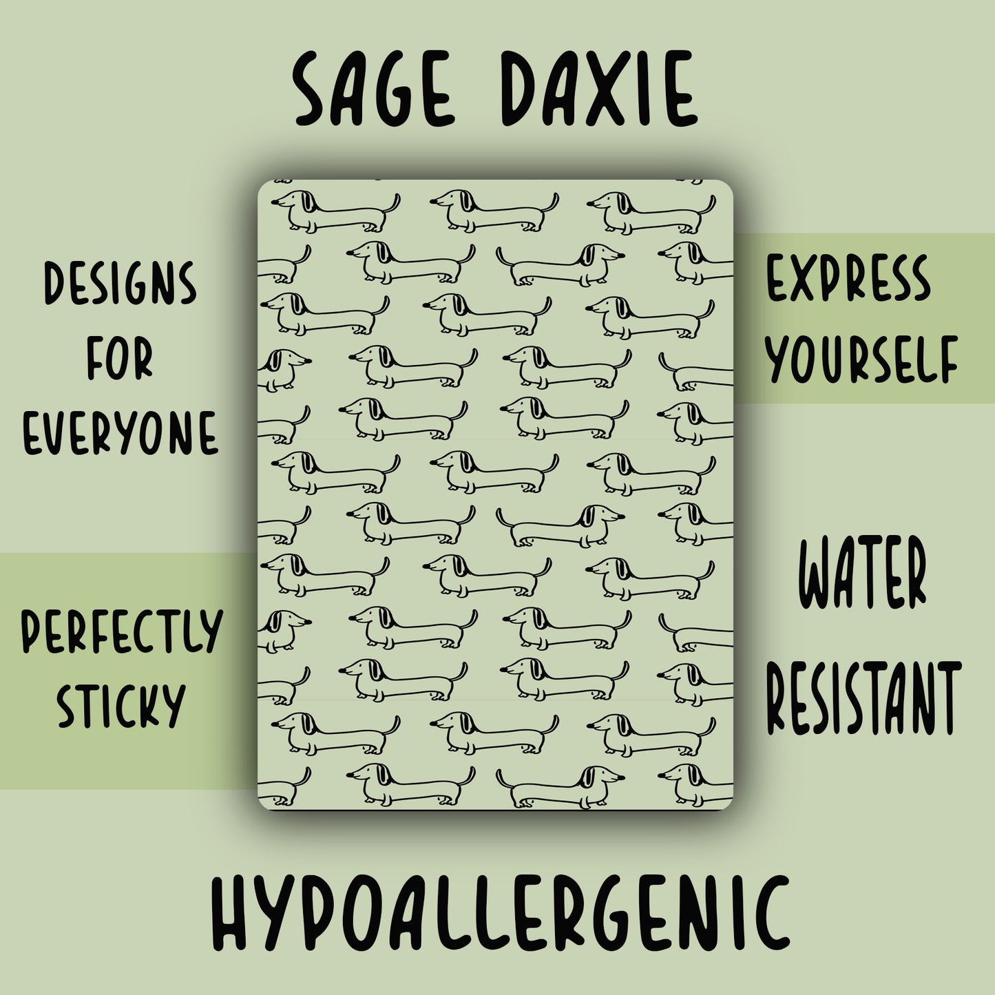 Sage Daxie Tubie Tape