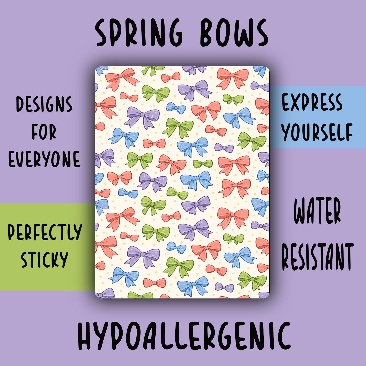 Spring Bows Tubie Tape
