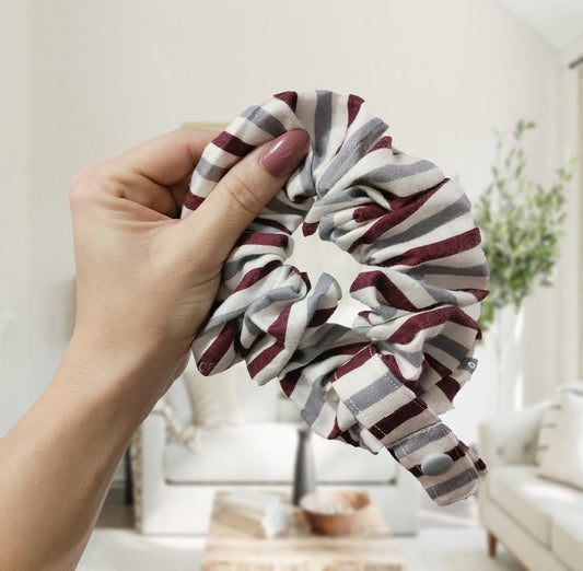 French stripe tubie scrunchie