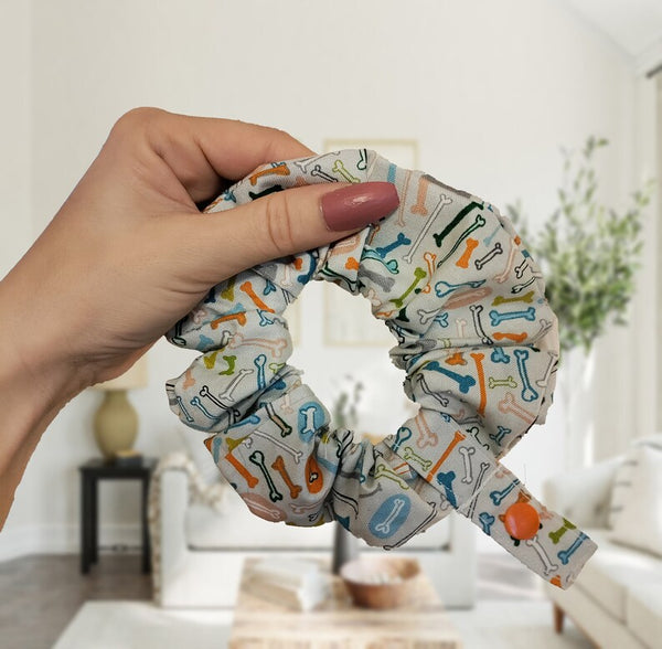 Dino Bone tubie scrunchie, Tubie Scrunchie, feeding tube, NJ tube,Ng ...