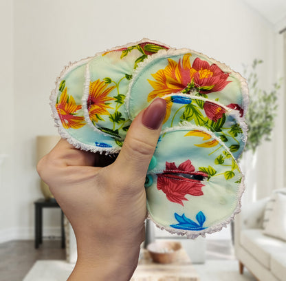 Mint Floral Tubie covers