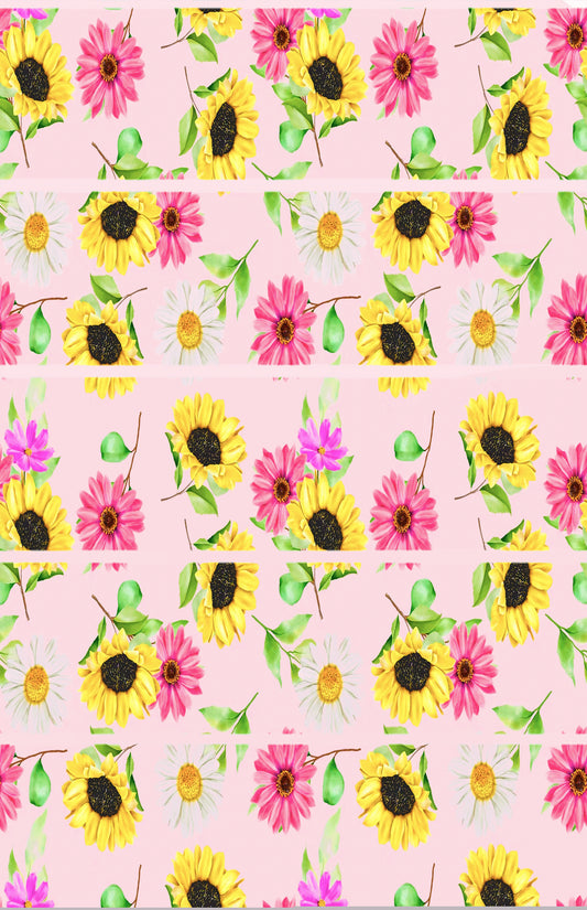 Pink Sunflower Tubie Tape