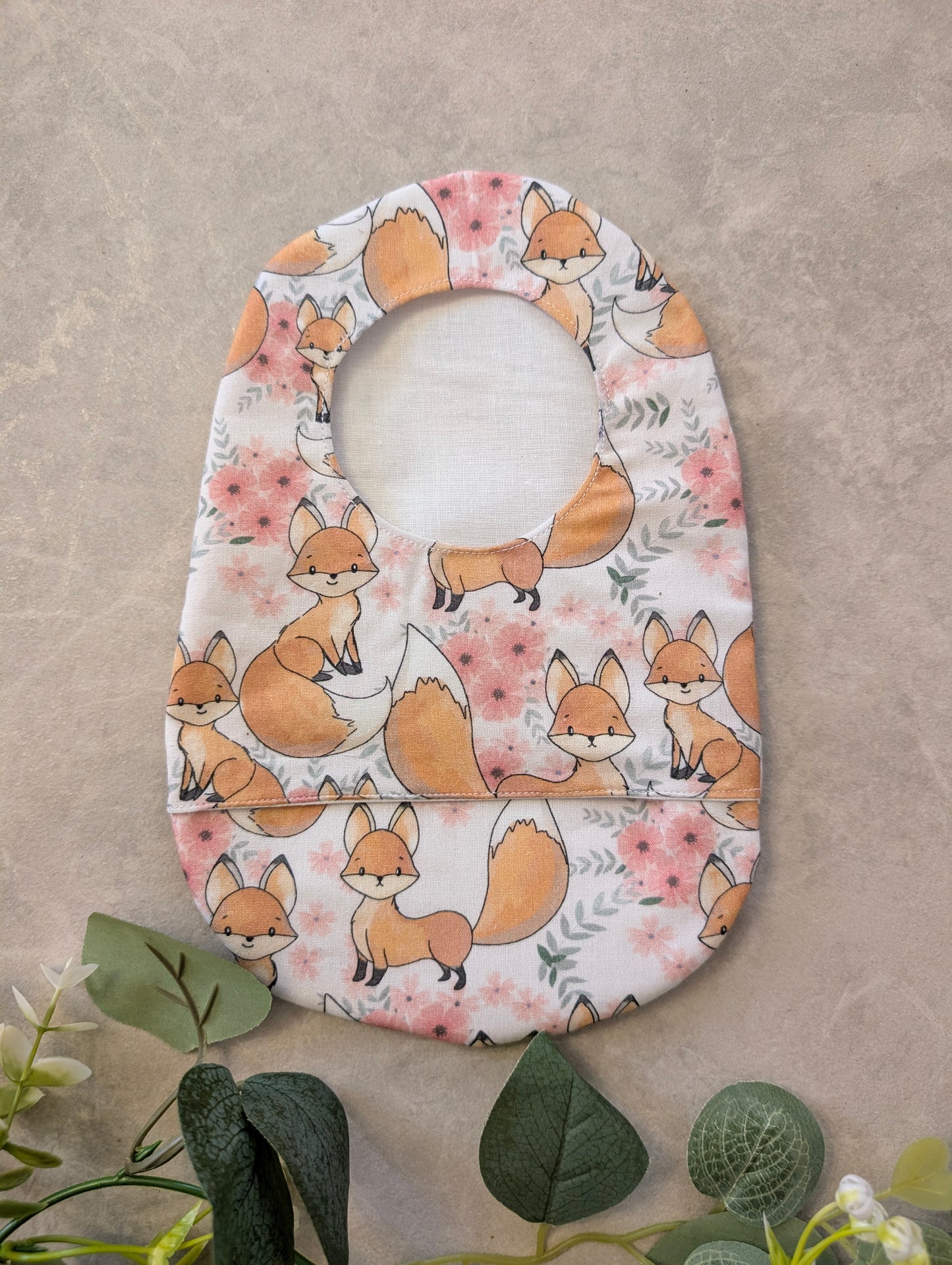 Pink fox stoma bag cover, Colostomy bag