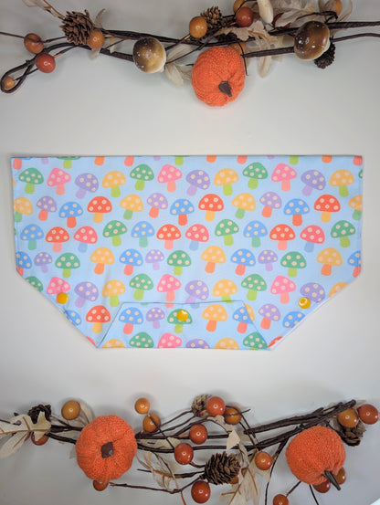 Coloured mushrooms catheter belly bag