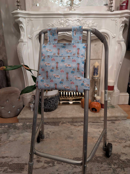 Snow pups Zimmer frame bag