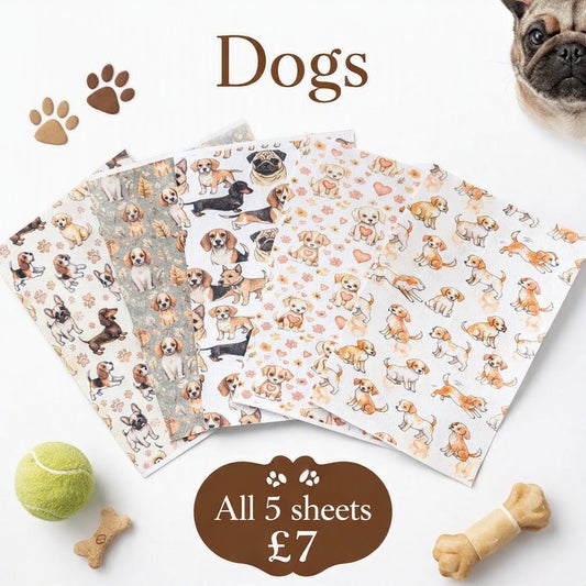 Dogs 5pcs Tubie Tape