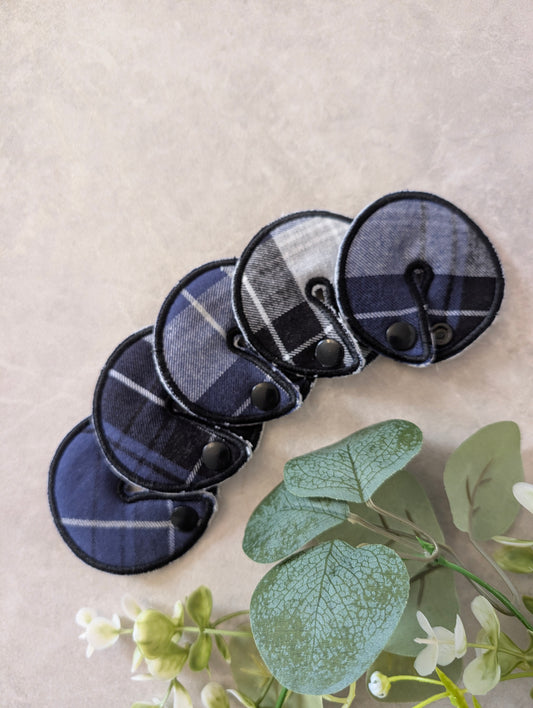 Blue tartan Tubie Pads