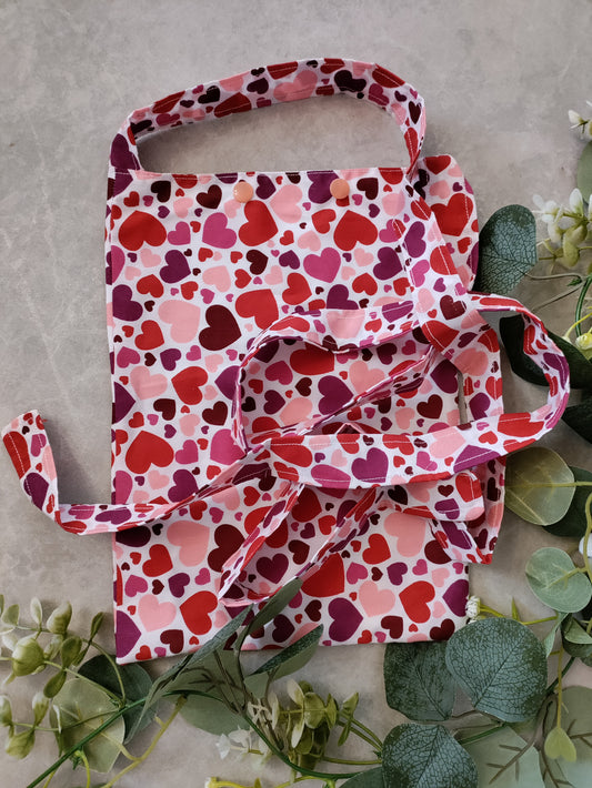 Red heart syringe driver bag