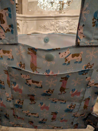 Snow pups Zimmer frame bag