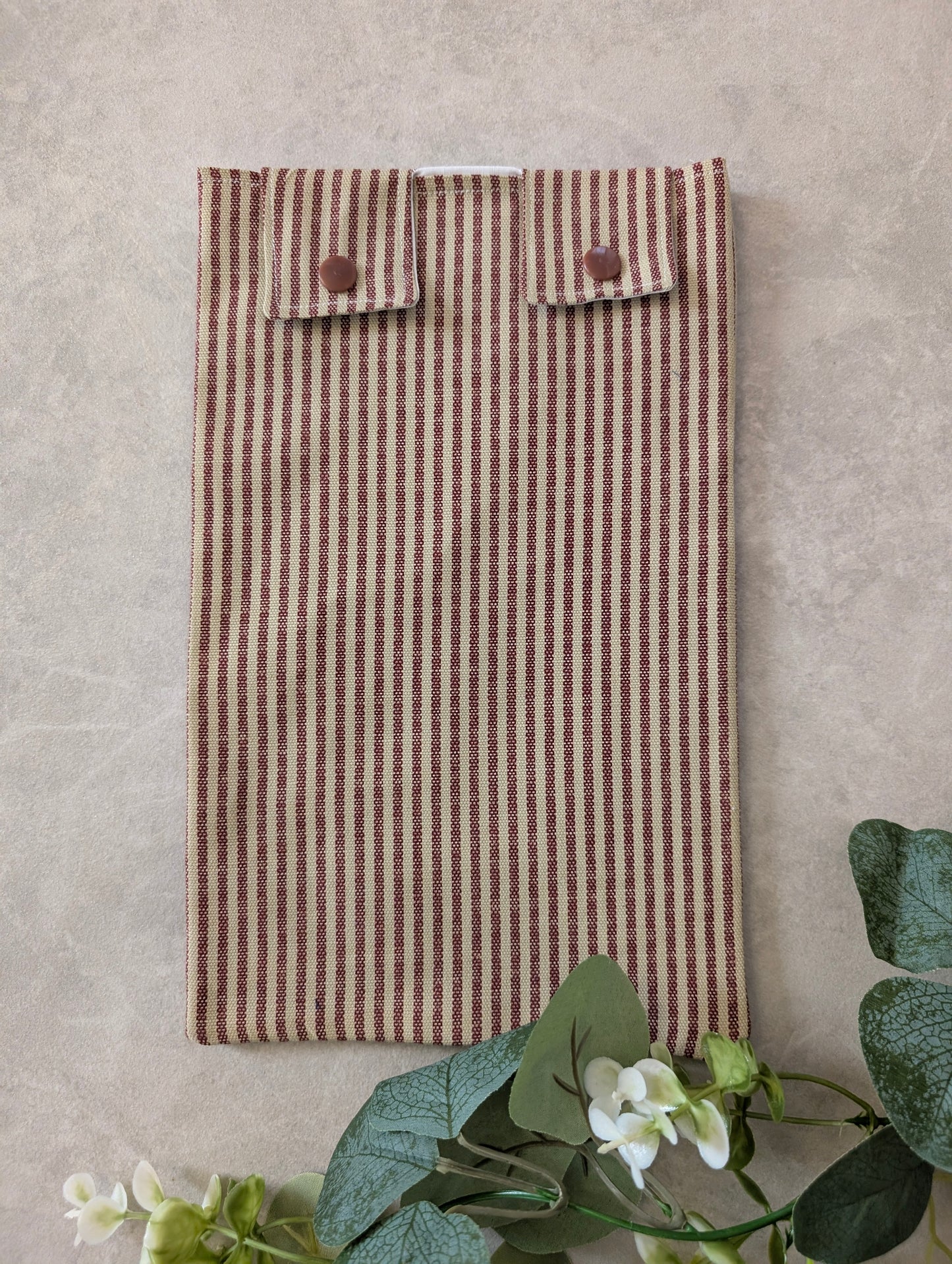 Tan stripe catheter Leg Bag Cover