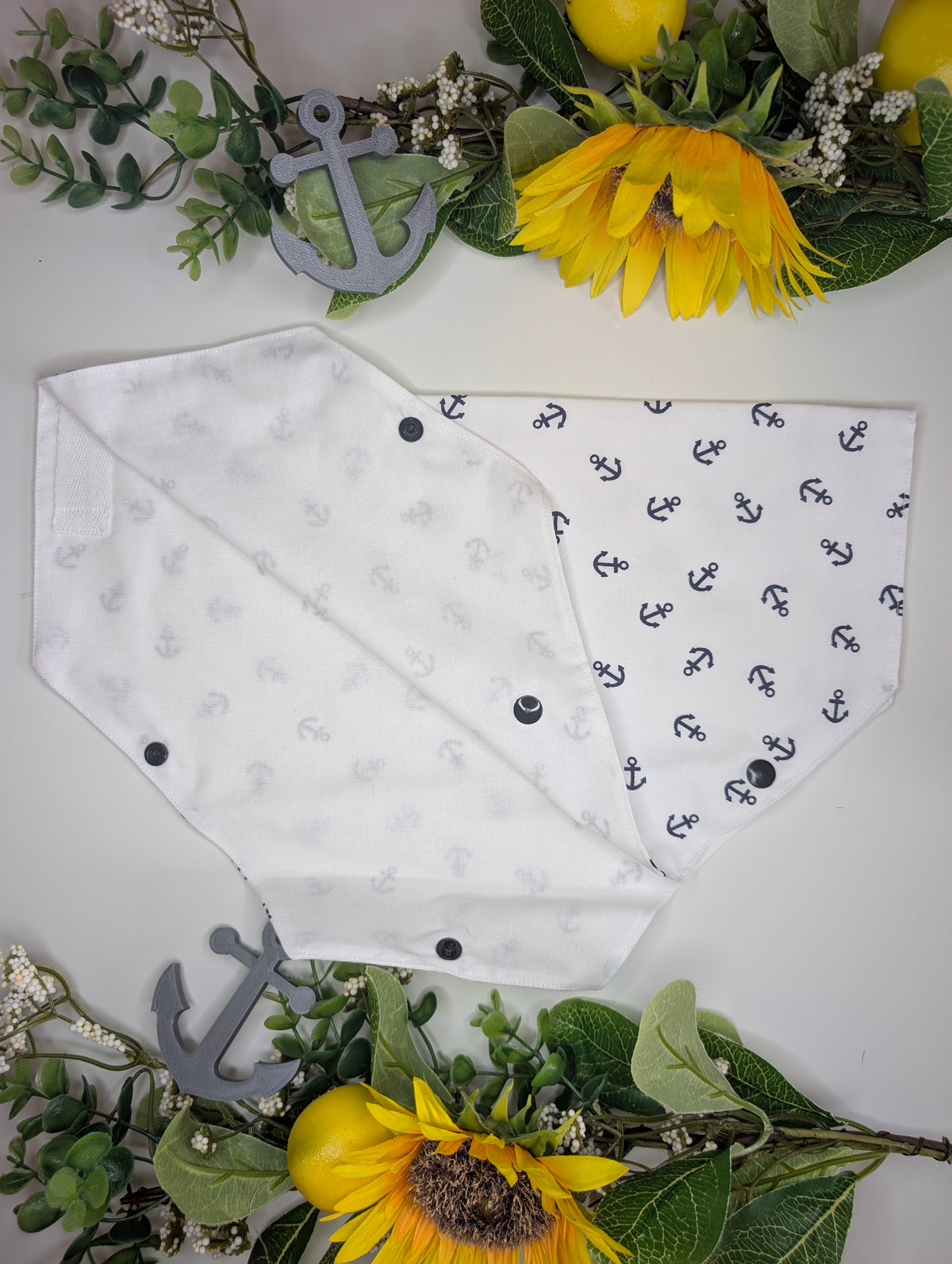 White anchor catheter belly bag