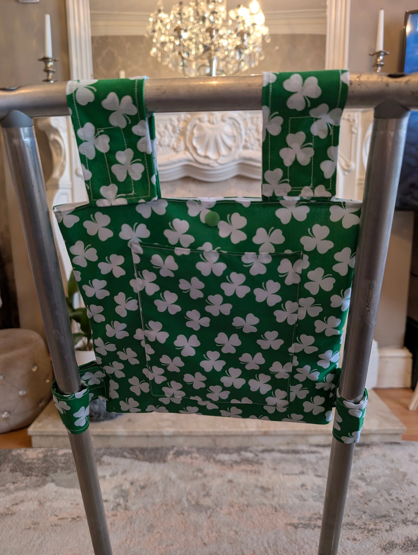 Clover Zimmer frame bag, walking frame bag, accessories, walking aid, handmade, bag, storage