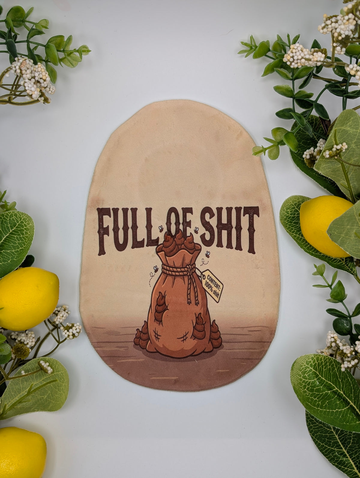 Full of shit stoma bag cover, Colostomy bag