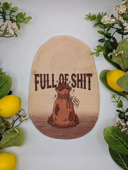 Full of shit stoma bag cover, Colostomy bag
