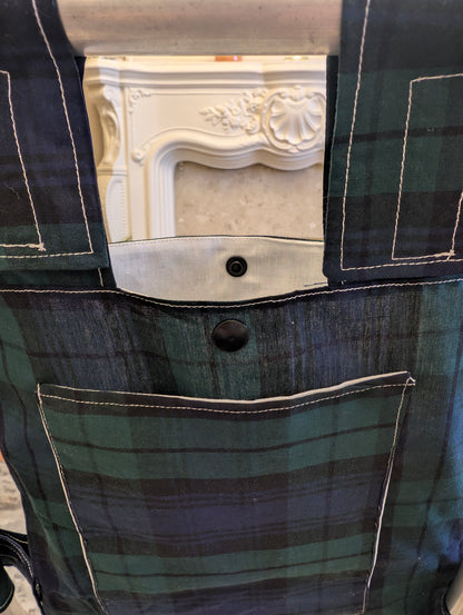 Dark Tartan Zimmer frame bag