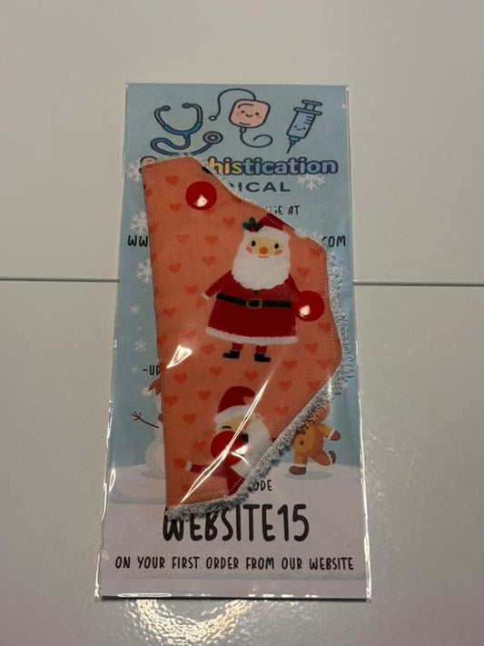 Pink Santa valve cover TOWEL LINED